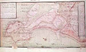 Map of Bas-Poitou and the Ile de Noirmoutier