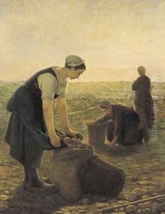 The Potato Harvest by Ernest Masson