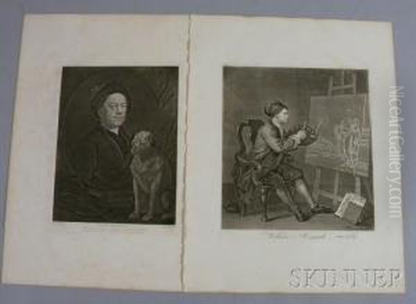 Portrait Of Hogarth With His Dog Trump - view 1