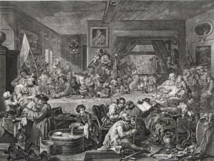Four Prints Of An Election by William Hogarth