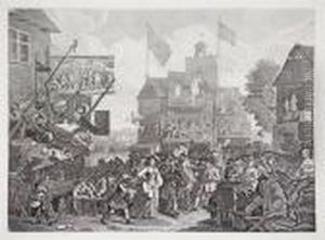 "la Feria De Southwark" by William Hogarth