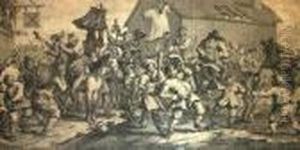 Complete Suite Of Illustrations From Samuel Butlers"hudibras"
