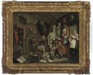 The Rake Taking Possession Of His Estate;