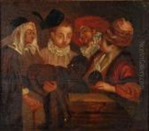 Interior With Figures by William Hogarth