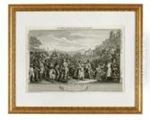Each In Modern Mount And Frame by William Hogarth