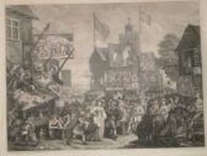 Southwark Fair. by William Hogarth