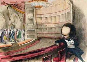 Les Bulos Graves caricature of Victor Hugo 1802-85 and of his play 'Les Burgraves 1843 from the magazine La Caricature by Jean Pierre Moynet