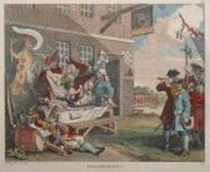 Soldiers by William Hogarth