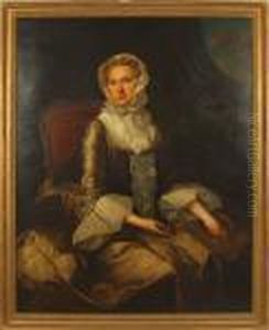 Three Quarter Lengthportrait Of Lady Charlotte Finch Three Quarter Lengthportrait Of Lady Charlotte Finch