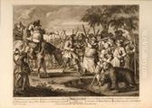 Illustrations Pour 'hudibras' De Samuel Butler, Suite Completede 12 Planches, 1725-26 Illustrations Pour 'hudibras' De Samuel Butler, Suite Completede 12 Planches, 1725-26