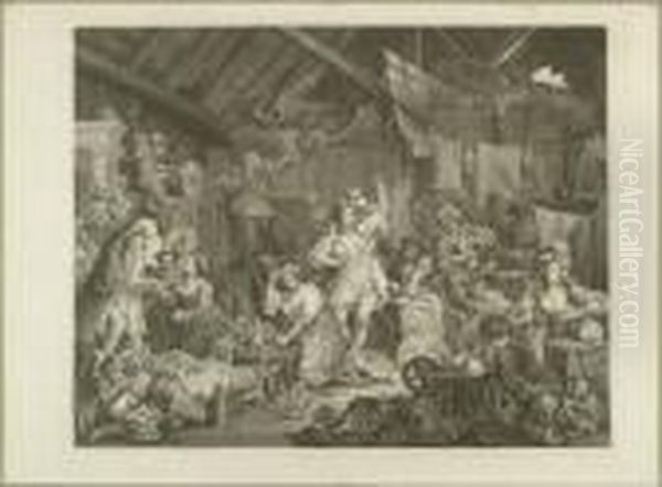 Strolling Actresses Dressing In A Barn - view 1