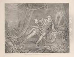 Garrick In The Character Of Richard The 3rd by William Hogarth