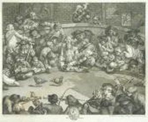 Thecockpit [pit Ticket] by William Hogarth