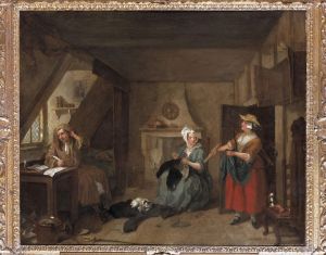 The Distressed Poet by William Hogarth