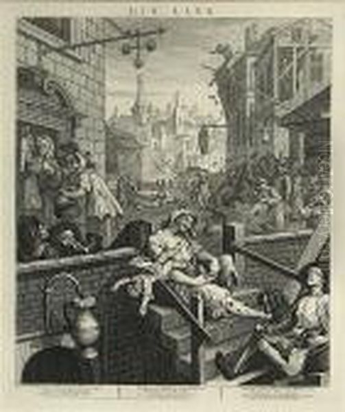 Beer Street; Gin Lane - view 1