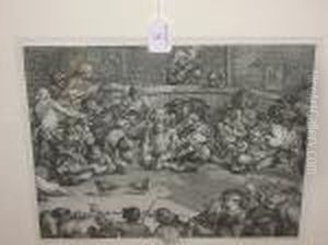 The Cock Pit by William Hogarth