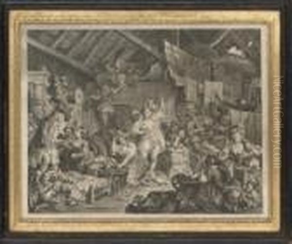Strolling Actresses Dressing In A Barn - view 1