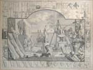 'analysis Of Beauty I &amp; Ii', Engravings, 38cm X 51cm, Framed