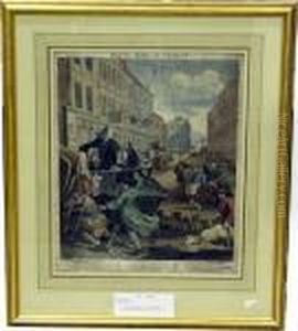"second Stage Of Cruelty". by William Hogarth