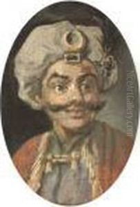 A Turk's Head: Mr Henry Mossop 
In The Guise Of Bajazet From Nicholas Rose's Play Tamerlane
