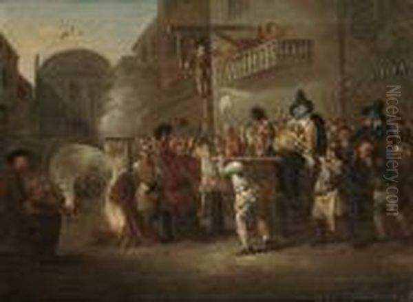 Burning The Rumps At Temple Bar; And Hudibras And The Lawyer - view 1