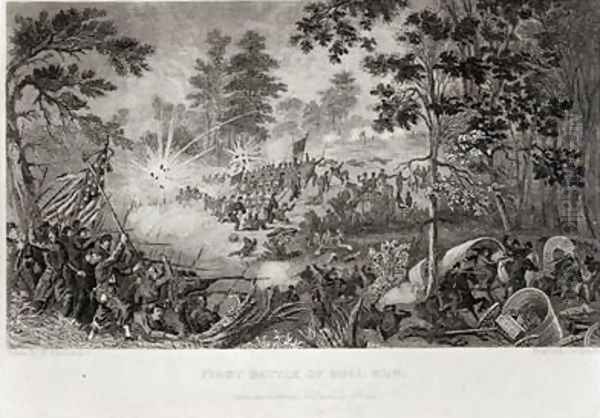 The First Battle of Bull Run 21st July 1861 - view 1