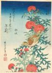 One Kacho-e by Katsushika Hokusai