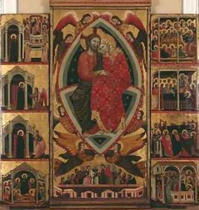 Tryptic of the Virgin by di Cesi Maestro