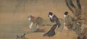 Cooling Off On A Summer Evening by Katsushika Hokusai