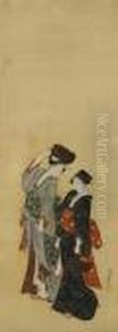 Beauties by Katsushika Hokusai