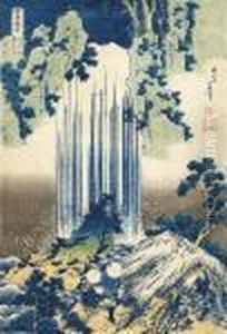 Mino No Kuni Yoro No Taki by Katsushika Hokusai