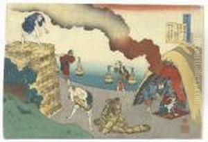 Gonchunagon Sadaie by Katsushika Hokusai