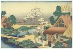 Ono No Komachi by Katsushika Hokusai