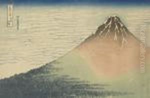 Gaifu Kaisei [south Wind, Clear Weather], 'red Fuji,' From The Series Fugaku Sanjurokkei