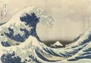 Kanagawa Oki Nami Ura [under The
 Great Wave Off Kanagawa], From The Series Fugaku Sanjurokkei
