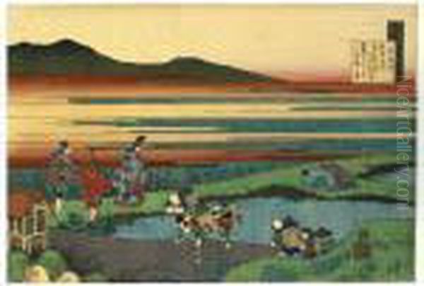 Minamoto No Hitoshi From The
Series ````hyakunin Isshu Ubaga Etoki' (one Hundred Poems As Explained
By The Nurse) - view 1