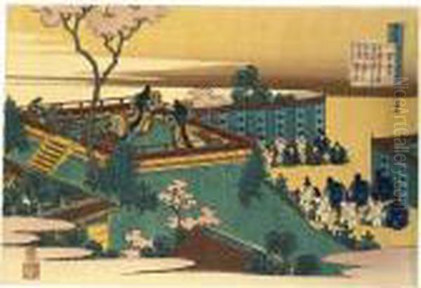 Yoshimine No Munesada From The Series ````hyakunin Isshu Ubaga Etoki' - view 1