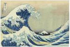 The Hollow Of The Great Wave Off
 Kanagawa From The Series Fugaku Sanjurokkei (the Thirty-six Views Of 
Mt. Fuji)