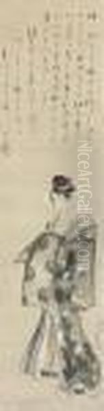Standing Courtesan - view 1