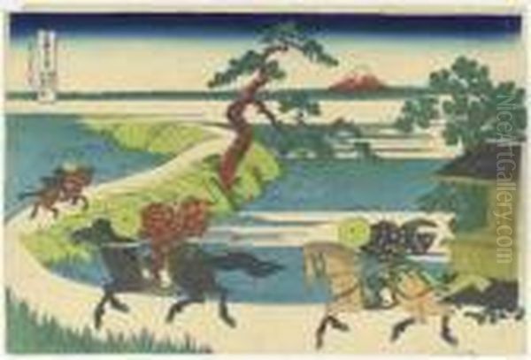 Sumidagawa Sekiya No Sato (the
Village Of Sekiya By The Sumidariver), From The Series Fugaku
Sanjurokkei (the Thirty-six Views Ofmount Fuji) - view 1
