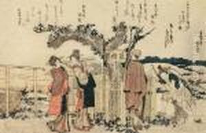 Scena Rodzajowa, Dwie Kartki Z Albumu, Ok. 1800-10 R. by Katsushika Hokusai