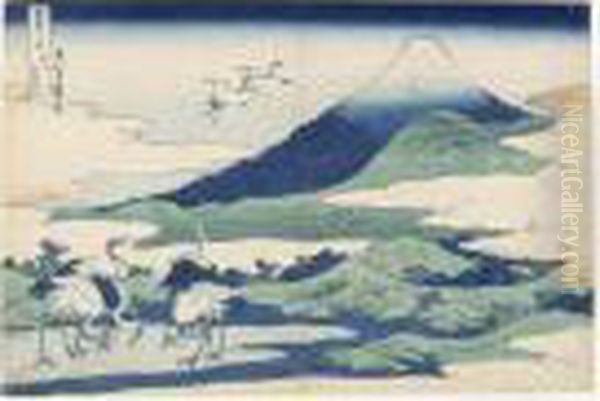 Soshu Umezawa Hidari. Le Fuji Vu D'umezawa, Province De Sagami - view 1