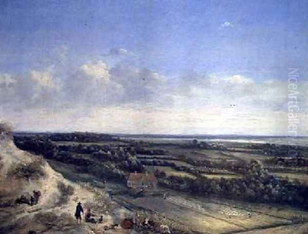 View of Haarlem from the Dunes - view 1