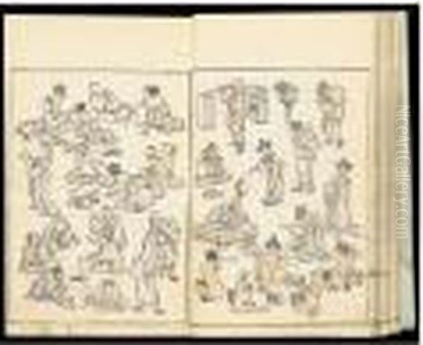 Hokusai Manga. Croquis D'hokusai - view 1