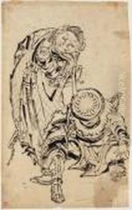 Chinese Warriors by Katsushika Hokusai