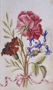 Tagetes Rose and Hyacinth by Alexander Marshal