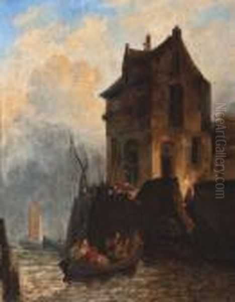 Continental Harbour Scene - view 1