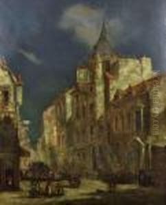 Oilpainting - "edinburgh by James Holland