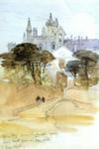 The Monastery At Towar, Portugal by James Holland