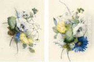 From The Collection Of The Late Michael Ingram
 

 
 
 

 
 A Pair Of Flower Studies by James Holland